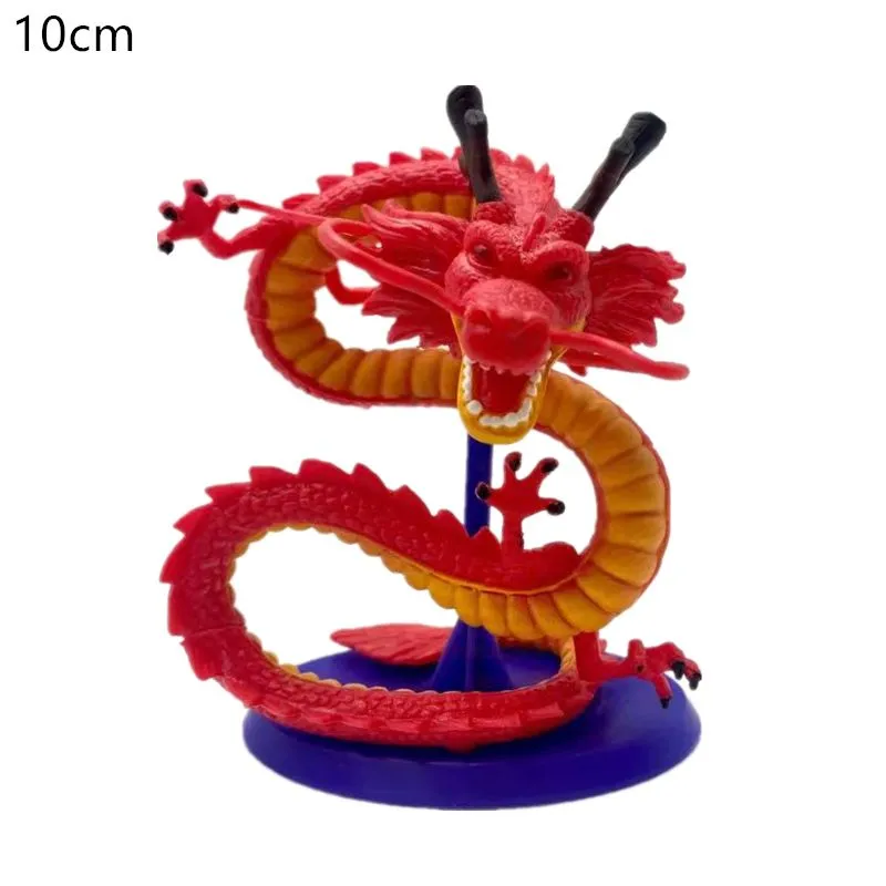 11Cm Dragon Ball Cyan Dragon Handmade Model Decoration Dragon Ball Z Anime Dragon Doll Toy Decoration Birthday Gift