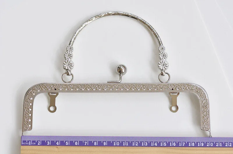 18.5cm and 20cm Purse Frame Sewing Handle Purse Frame Four Colors