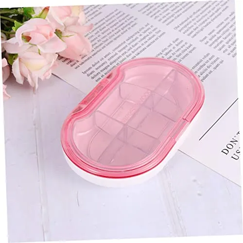 1PC Box Dispenser Container Plastic case Reminder Medicine sorter Vitamin containers Vitamin Supplement Holder bin Organizer Cases Organizers Pill case Travel Sorting Machine