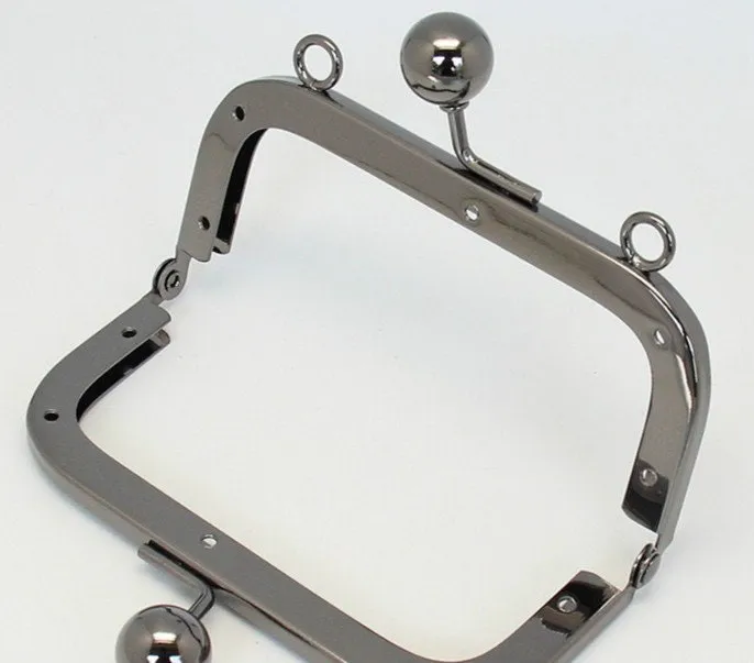 4" ( 11cm) Purse Frame Big Ball Head Clutch Purse Frame With Screws