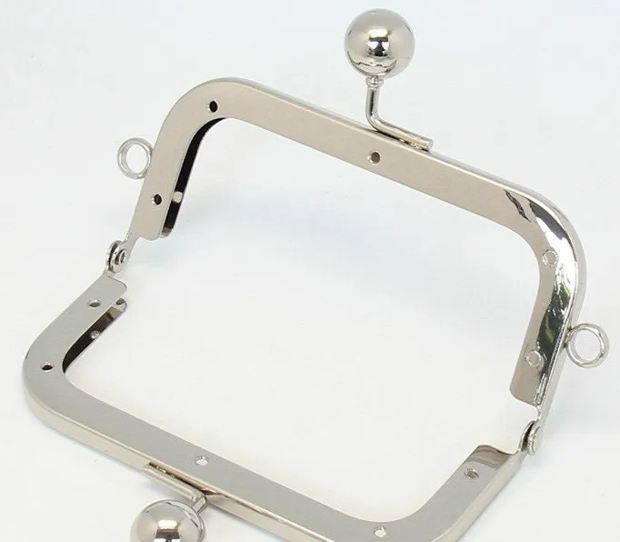 4" ( 11cm) Purse Frame Big Ball Head Clutch Purse Frame With Screws