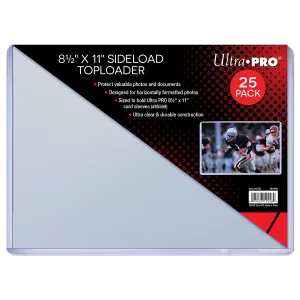 8-1/2" x 11" Side Load Toploaders (25ct)