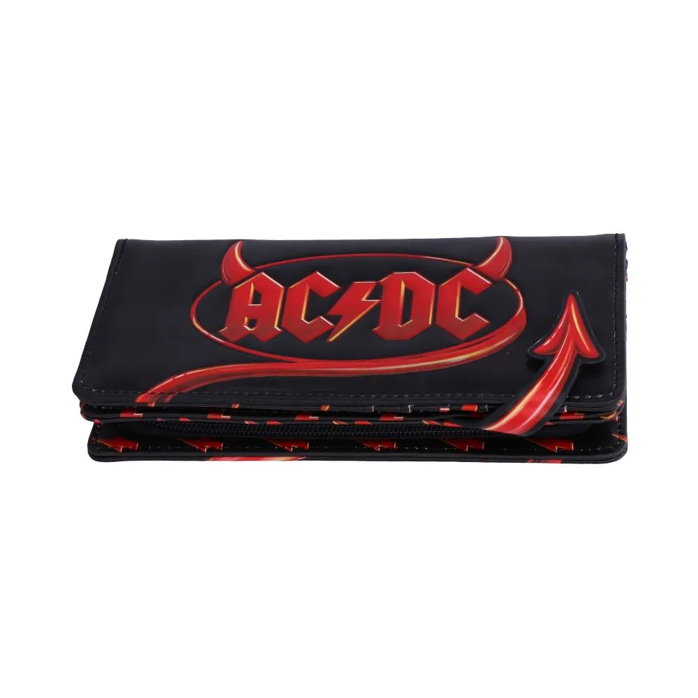 AC/DC Logo Lightning Embossed Purse Wallet