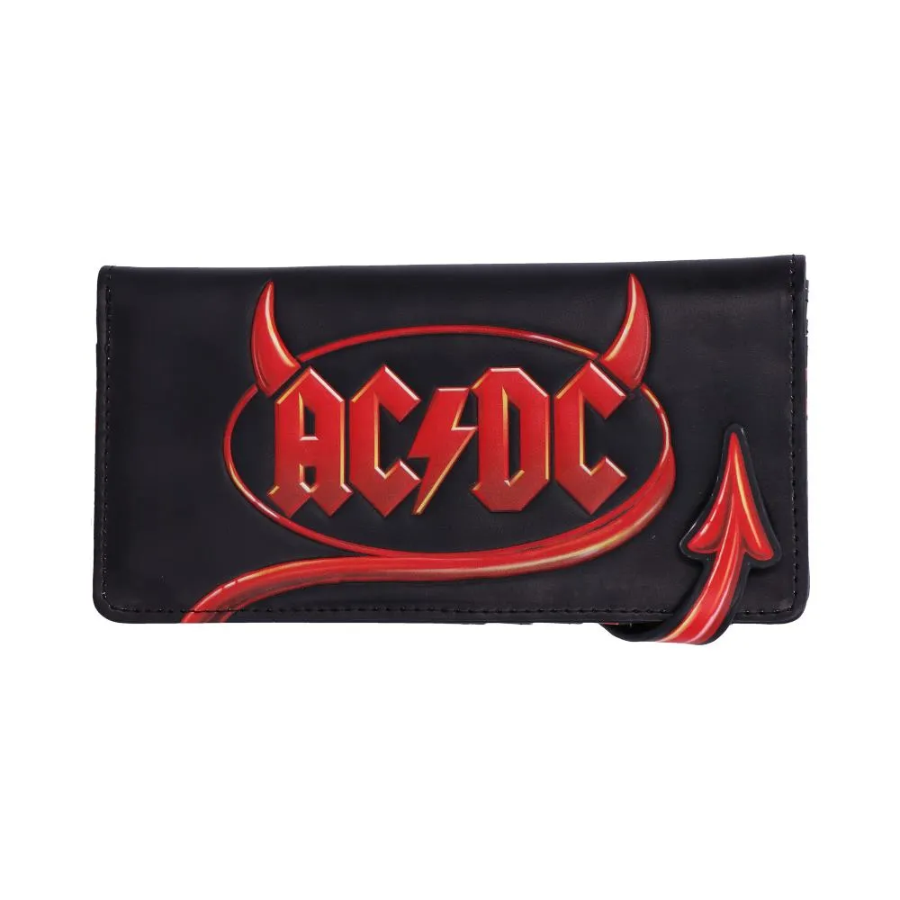 AC/DC Logo Lightning Embossed Purse Wallet