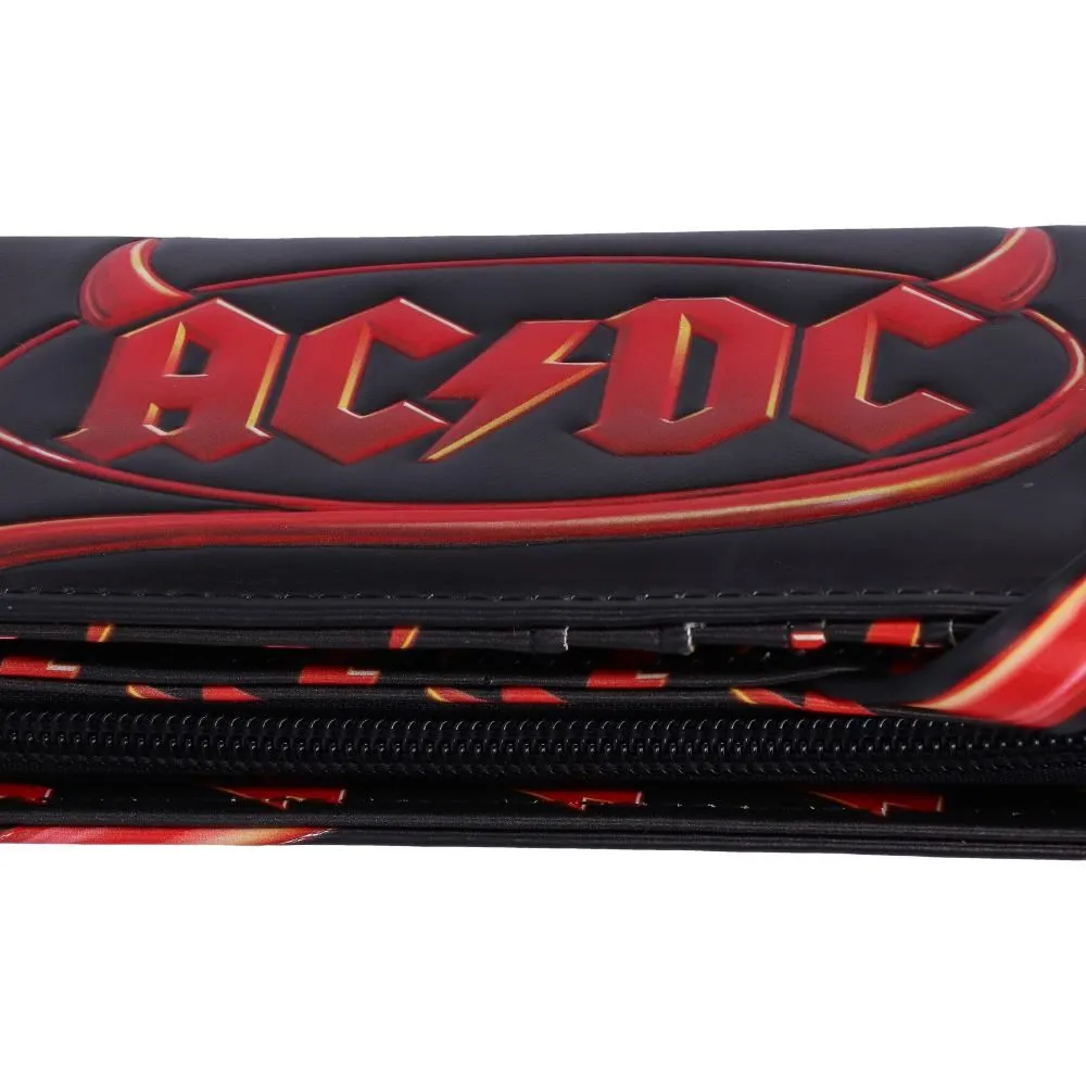 AC/DC Logo Lightning Embossed Purse Wallet