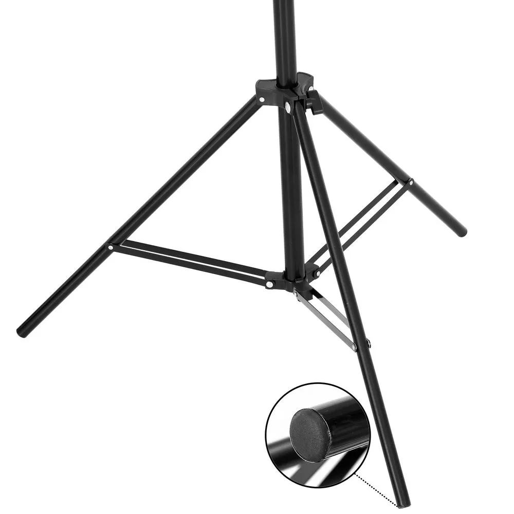 Adjustable 2.5x3M Photography Backdrop Stand Kit with Clamps Neewer