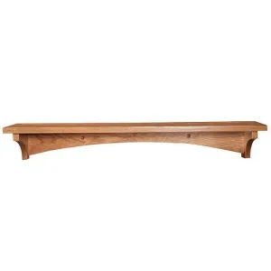 Amish Solid Wood Modern Shelf