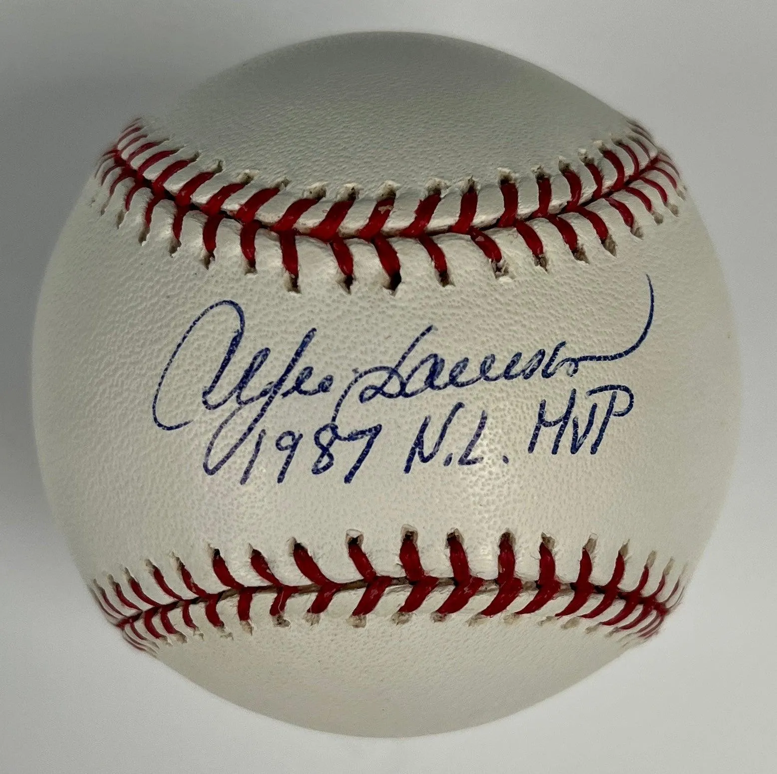 Andre Dawson Signed And Inscribed 1987 NL MVP Baseball Rawlings MLB (JSA LL93141)