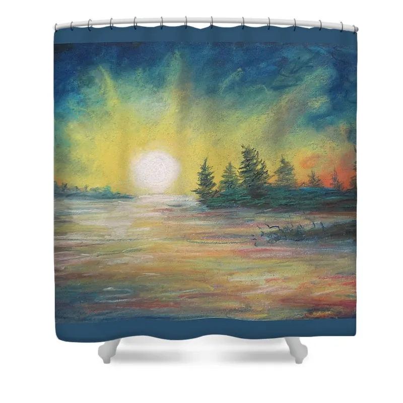 Aqua Gathering - Shower Curtain