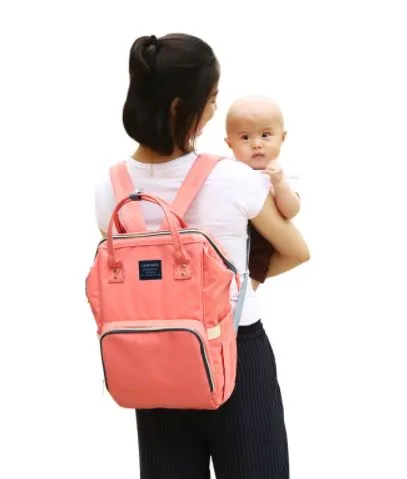 Baby Bag Backpack - Peach