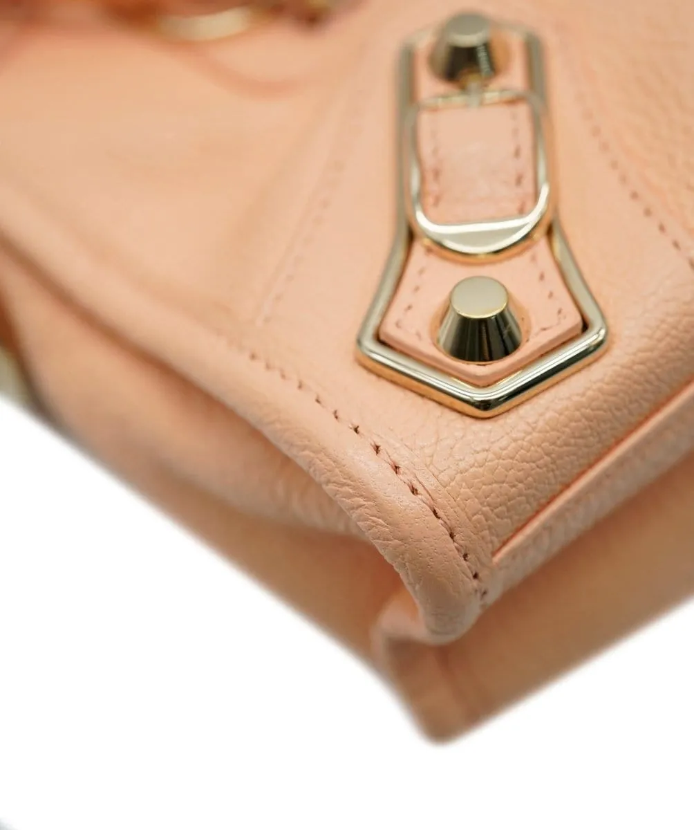 Balenciaga mini peach city bag  - AJC0447