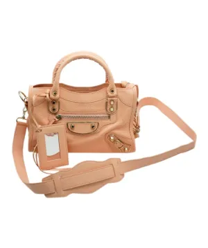 Balenciaga mini peach city bag  - AJC0447