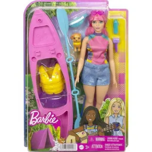 Barbie It Takes Two Doll Playset with Kayak, Puppy & More 11"