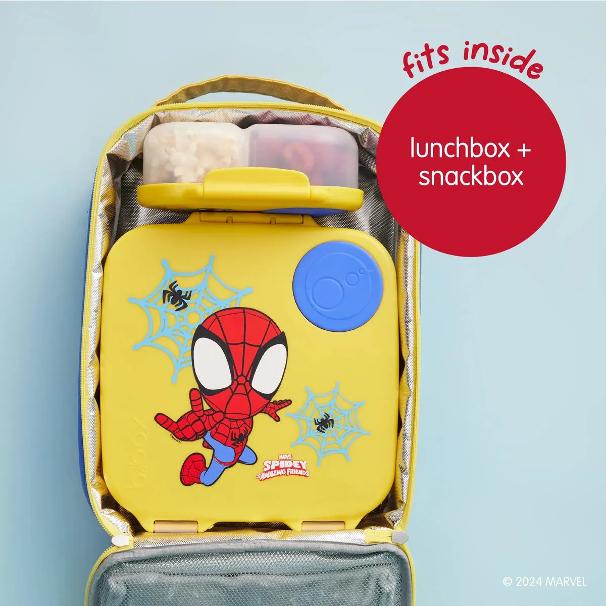 b.box Flexi Insulated Lunch Bag - Marvel Spidey