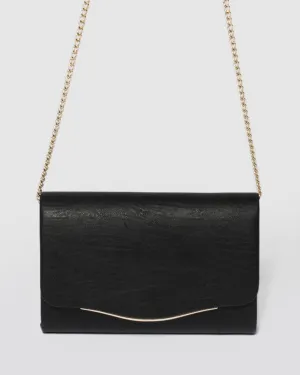 Black Adele Evening Clutch Bag