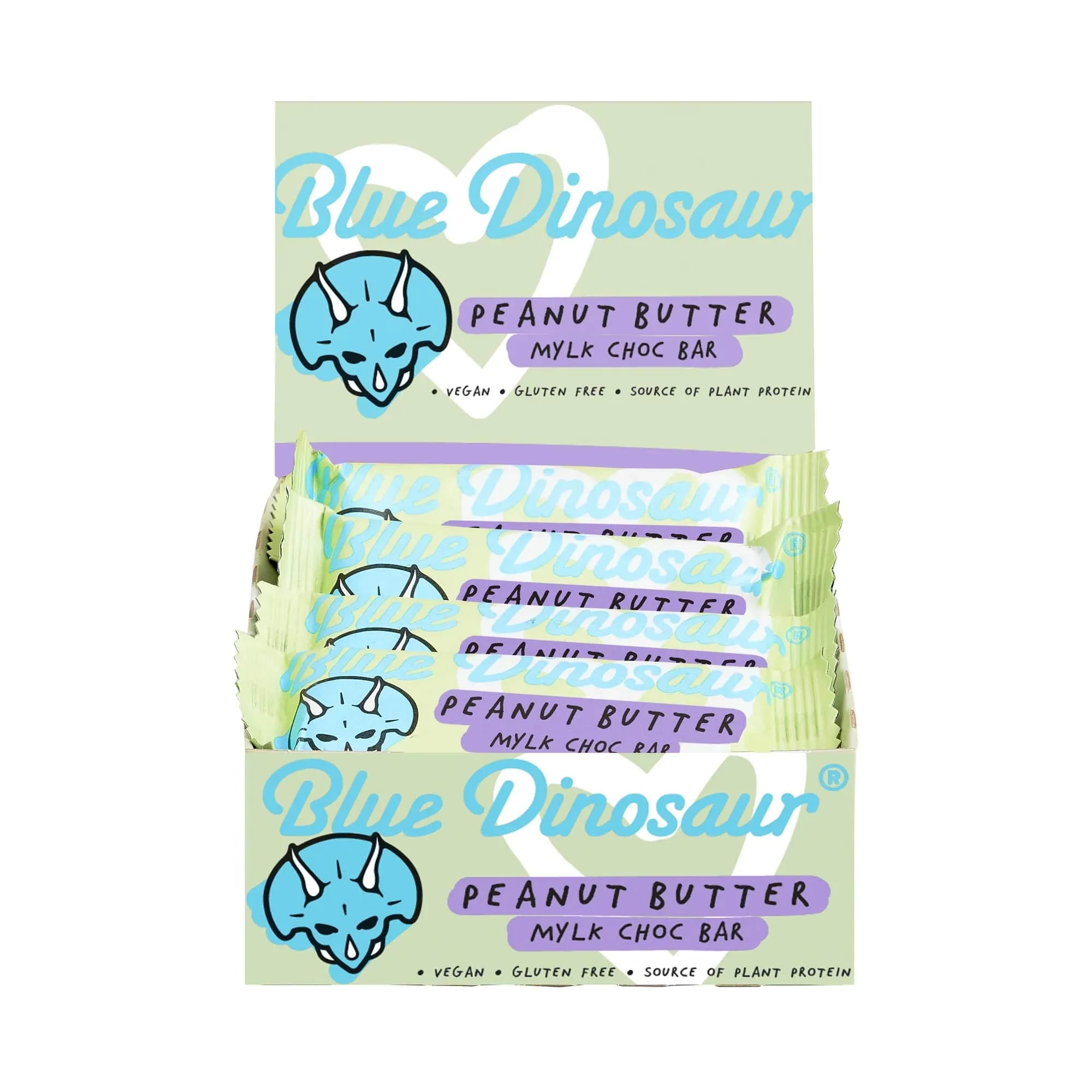 Blue Dinosaur Vegan Peanut Butter Protein Bars