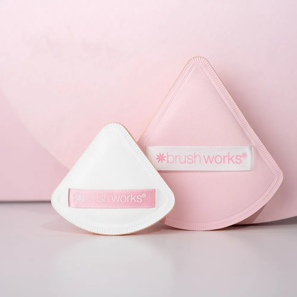 Brushworks Triangular Pillow Puff Duo