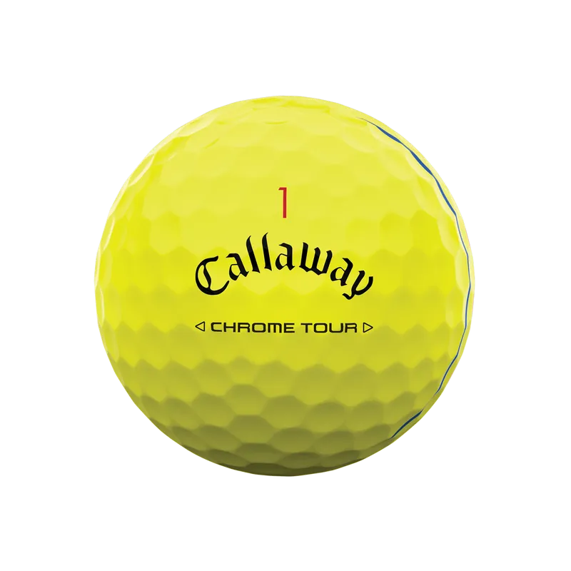 Callaway Chrome Tour Triple Track Yellow Golf Balls 24'1