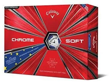 Callaway Golf Chrome Soft Truvis Golf Balls, (One Dozen)