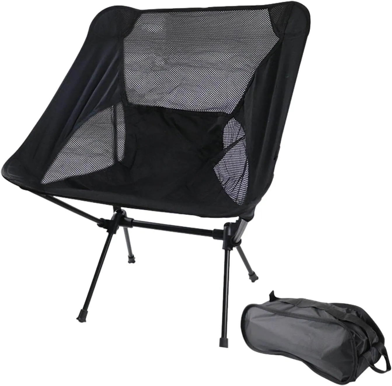 Camping Chair/Outdoor Folding Chair-Black