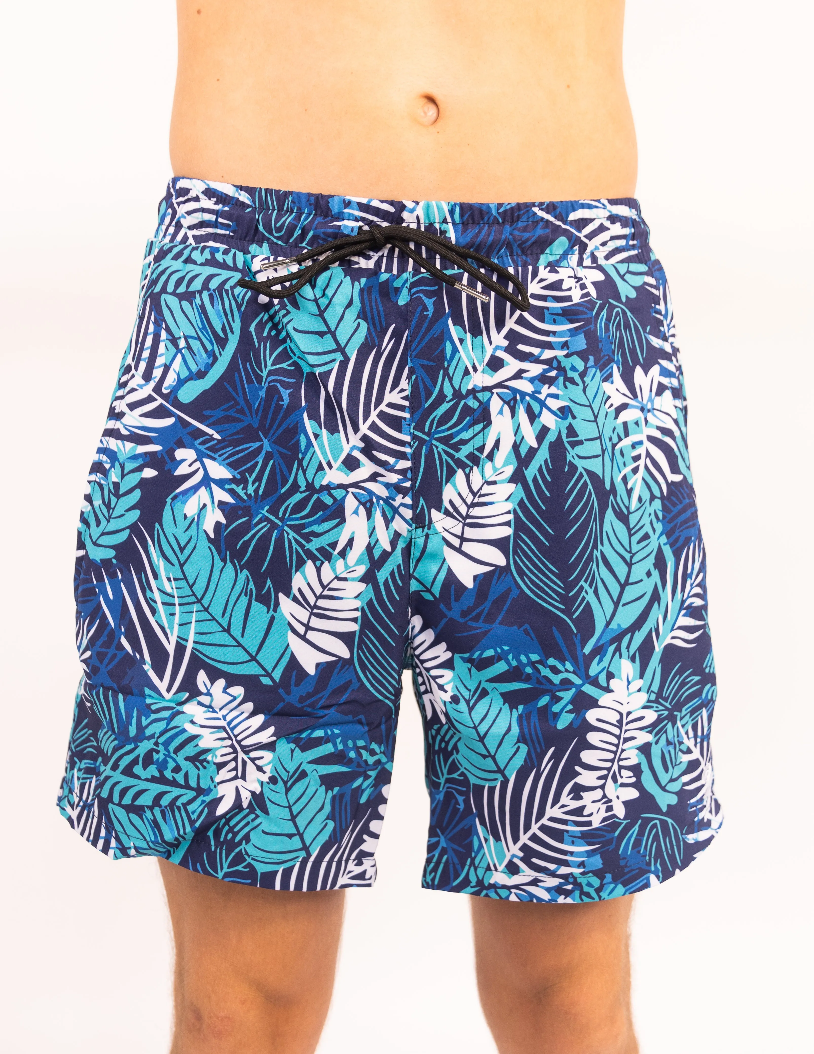 Caribbean Palms - Waterproof Pocket Swim Shorts