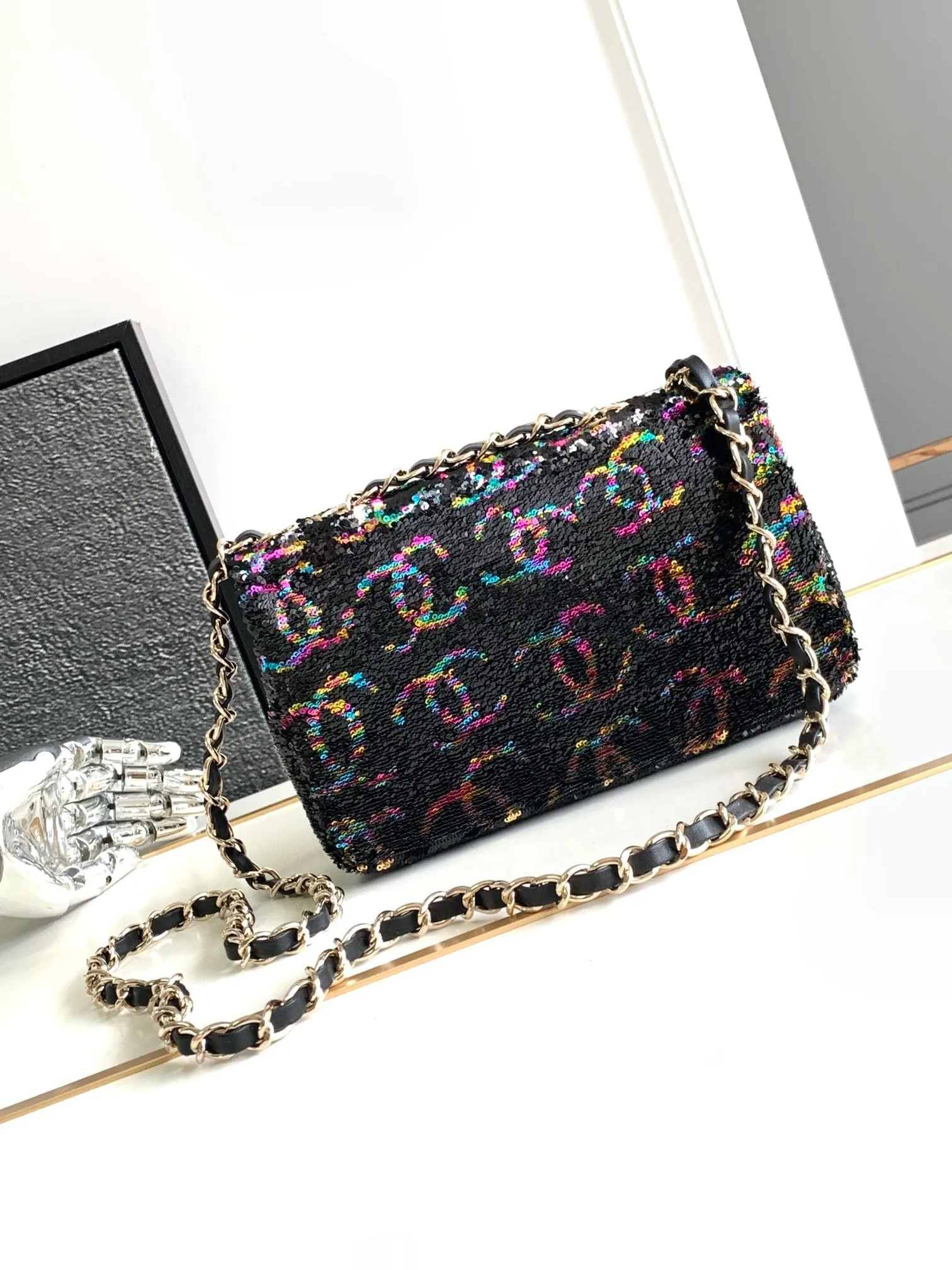 CC914 Evening Bag / 7.8x5.9x2.7inch / HIGHEST QUALITY VERSION