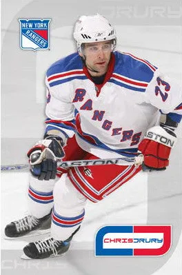 Chris Drury "CD" New York Rangers Poster - Costacos 2008