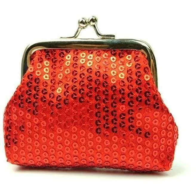 Christmas, New Years Party Sequins Sparkly Coin Purse