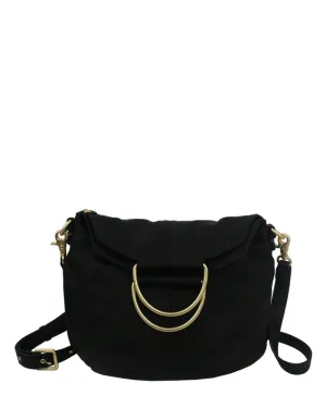 City Instincts Foldover Tote in Black