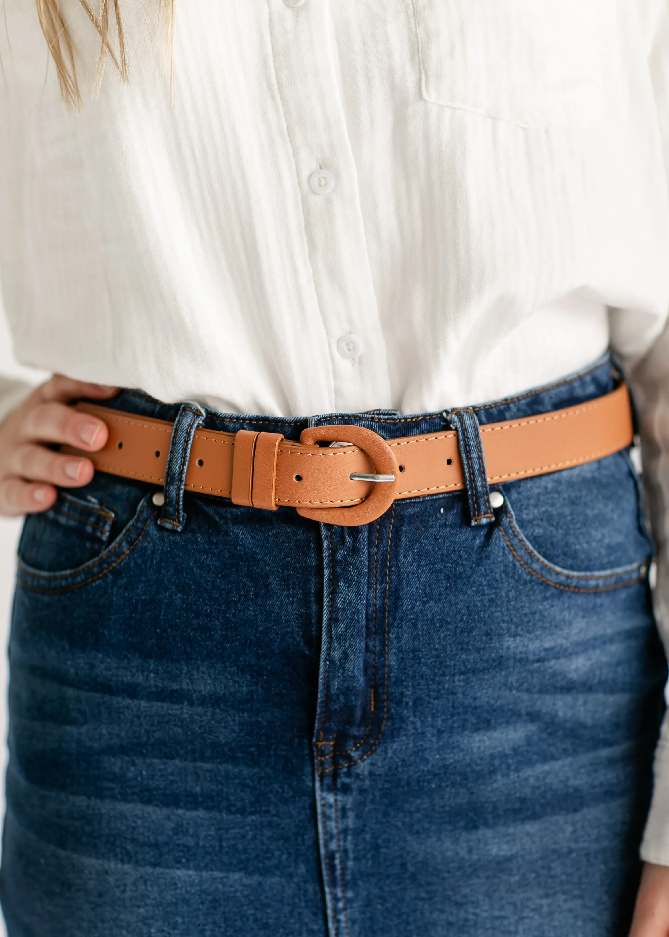 Classic Vegan Leather Belt