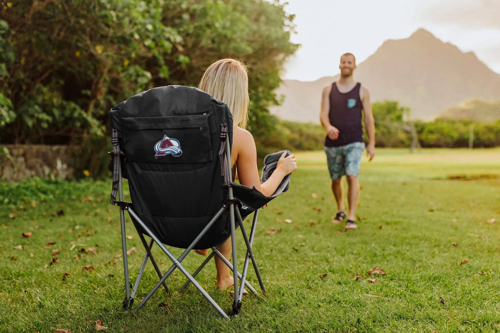 Colorado Avalanche - Reclining Camp Chair