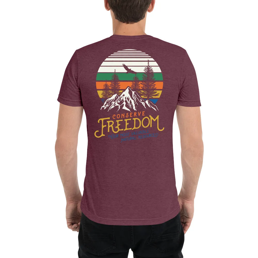 Conserve Freedom Tri-blend Performance T-Shirt