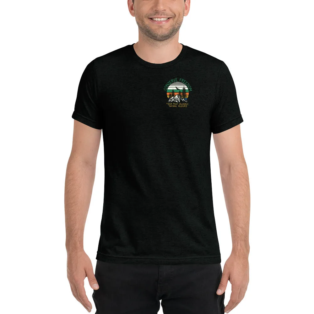 Conserve Freedom Tri-blend Performance T-Shirt