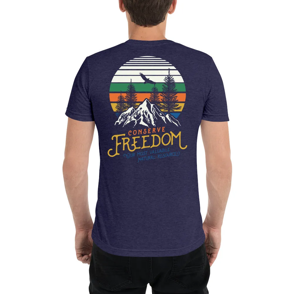 Conserve Freedom Tri-blend Performance T-Shirt