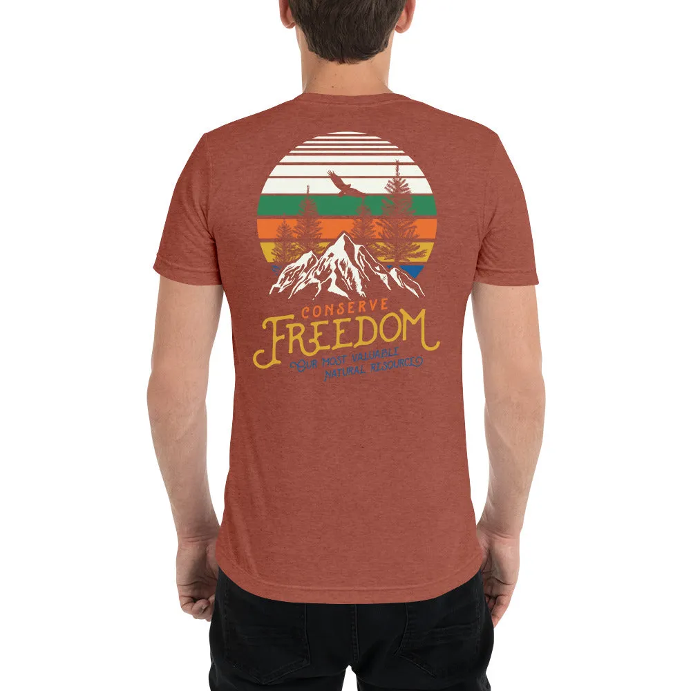 Conserve Freedom Tri-blend Performance T-Shirt