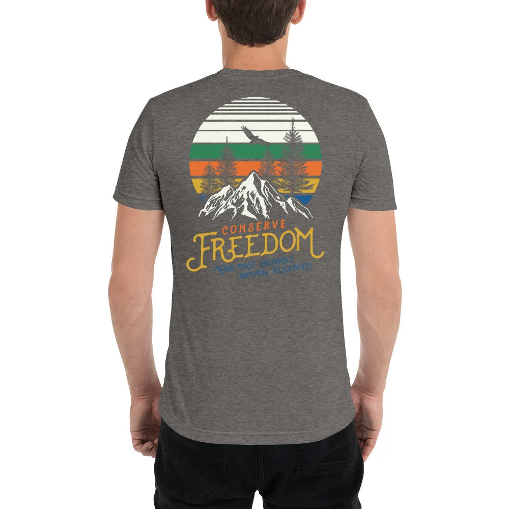 Conserve Freedom Tri-blend Performance T-Shirt