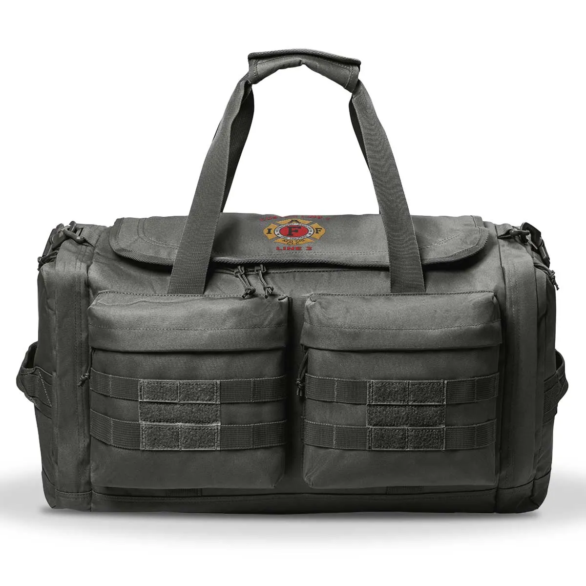 Customized Tactical Duffel Bag with IAFF Embroidery