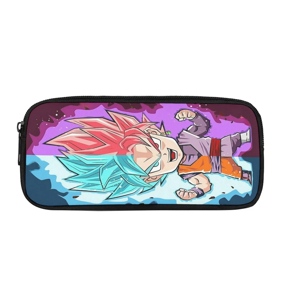 DBZ Goku Zamasu SSGSS God Blue Rose Super Saiyan Chibi Pencil Bag