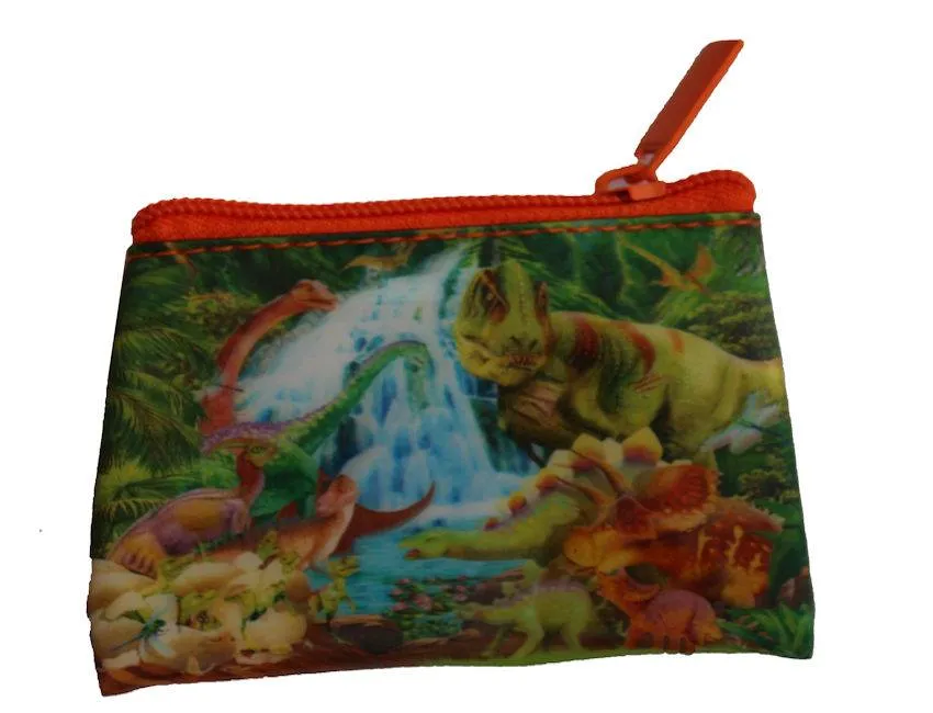 Dinosaur 3D Zip Purse