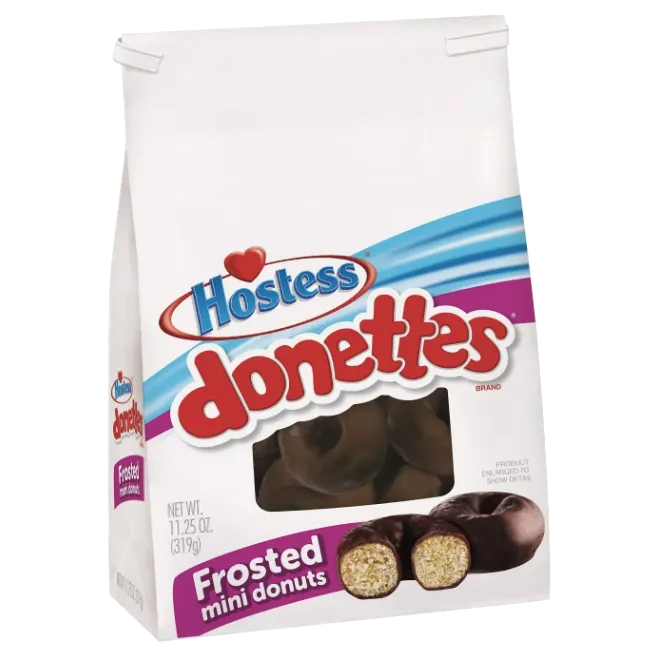 Donettes Frosted Chocolate Mini Donuts, 10.5oz