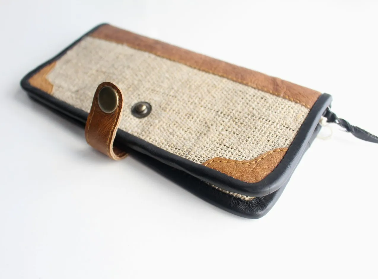 Ecofriendly Hemp Women's Clutch Purse