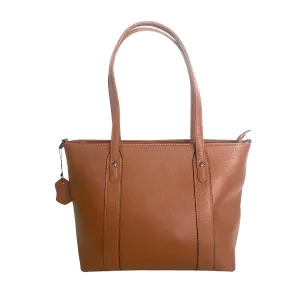 Emma Genuine Leather Large Tote with Crossbody Strap