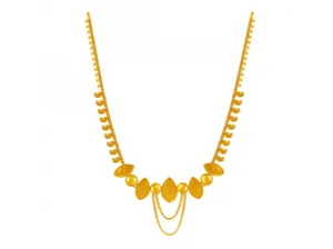 Fancy Lightweight Gold Necklace