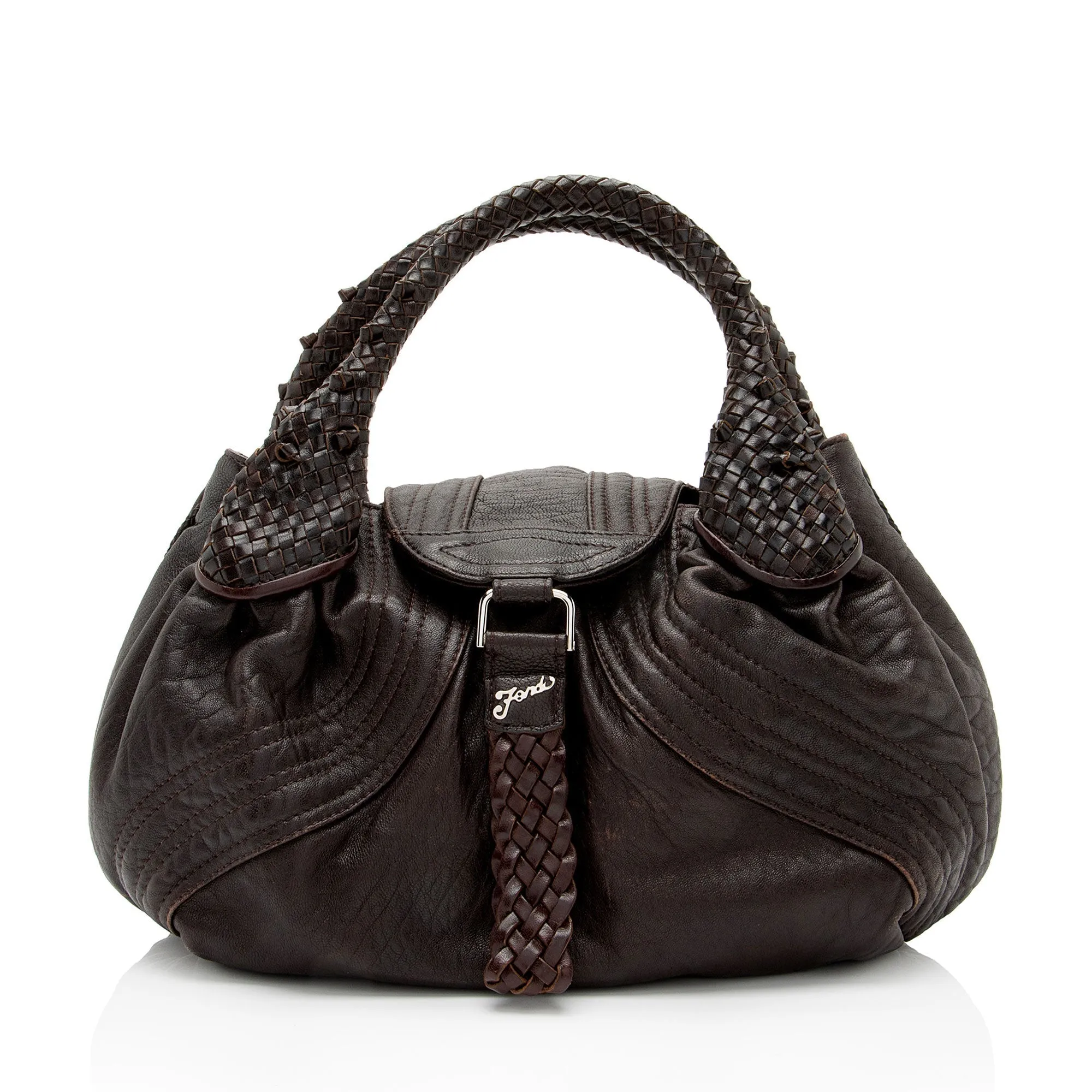 Fendi Leather Spy Baby Satchel (SHF-gPwLc8)