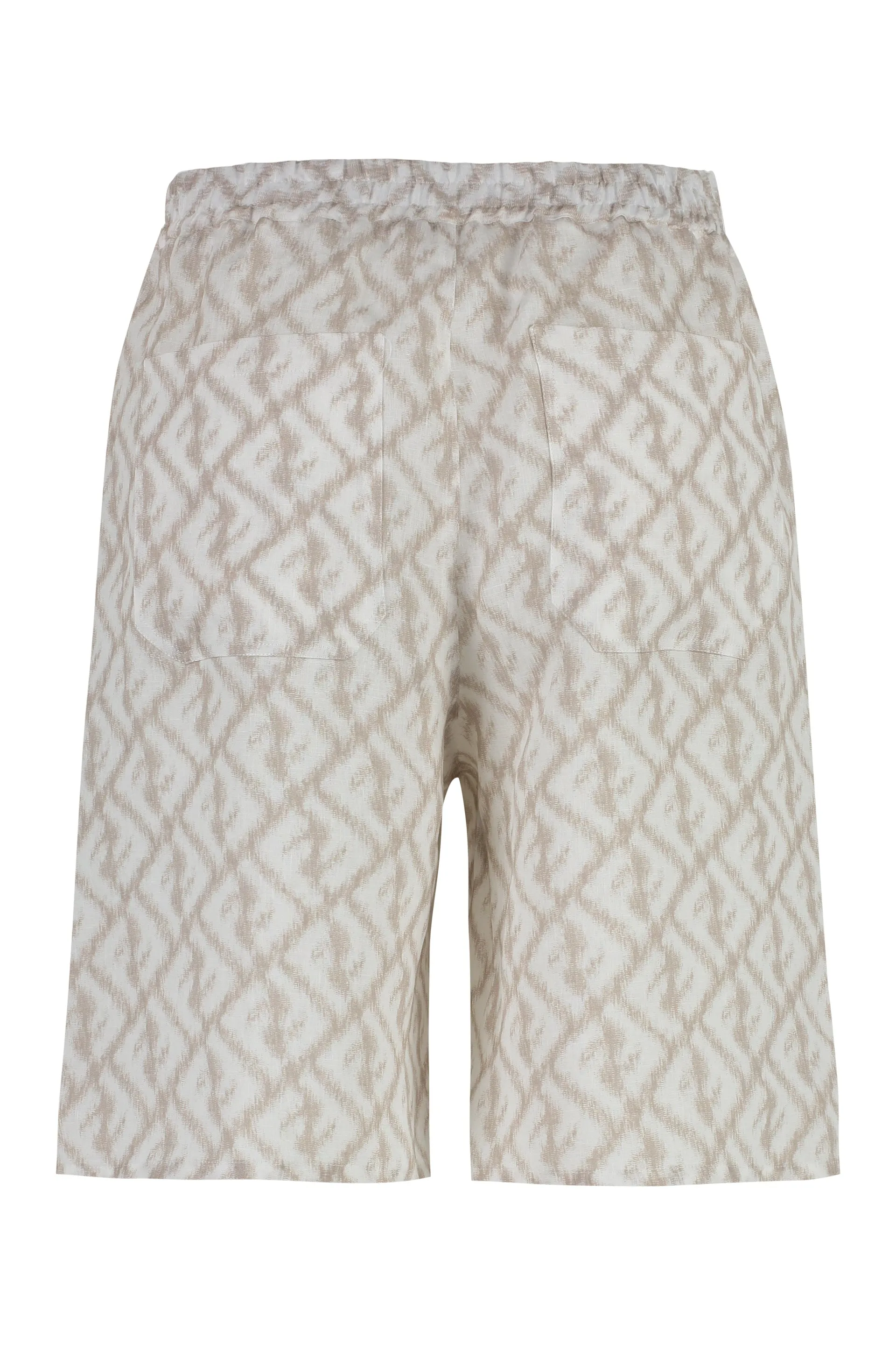 FENDI Linen Mini Shorts for Men - SS24 Collection