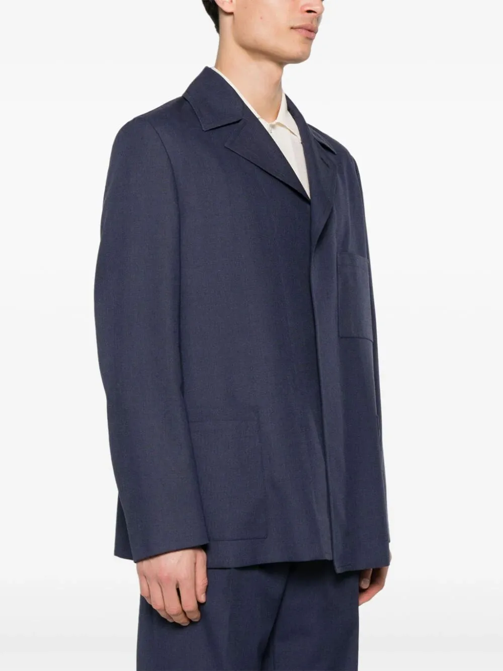 FENDI Single Breasted Wool Blazer