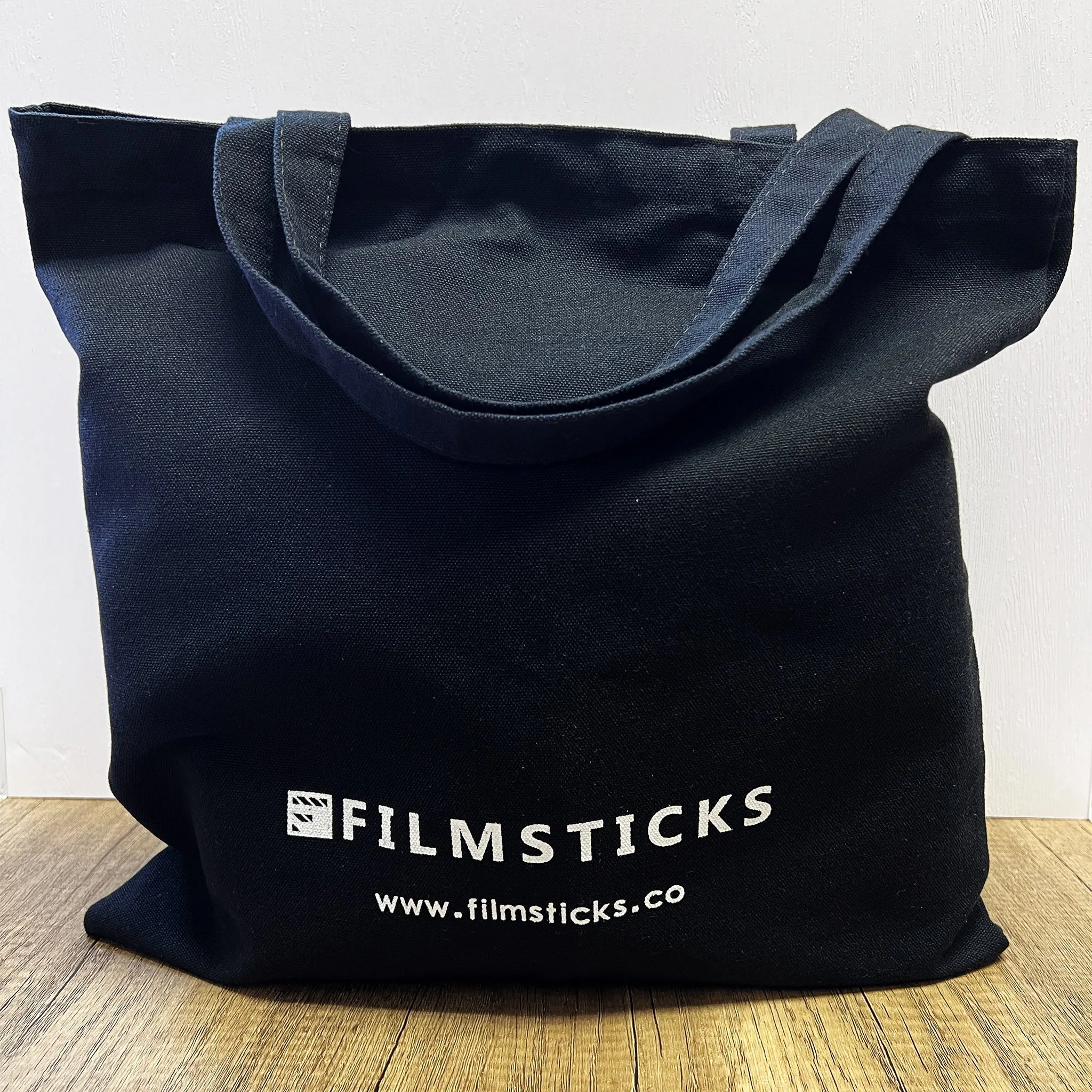 Filmsticks Clapper Head Tote Bag with Longer Carry Straps - Black