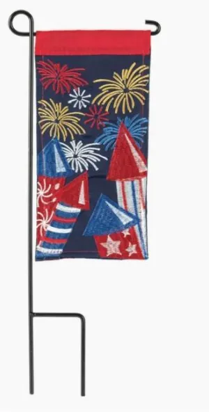 Fireworks Mini Garden Flag