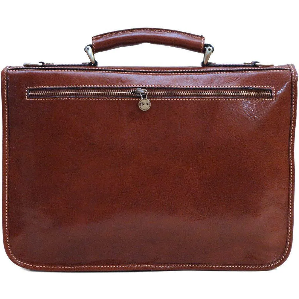 Floto Leather Roma Messenger Bag