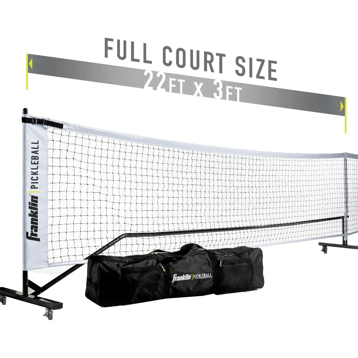 Franklin Official Size Pickleball Net with Wheels